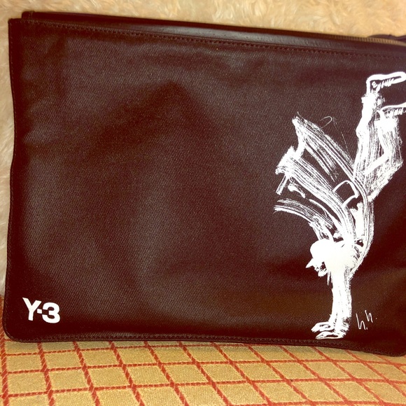 Y3 x Adidas Printed Woven Pouch - Picture 1 of 7